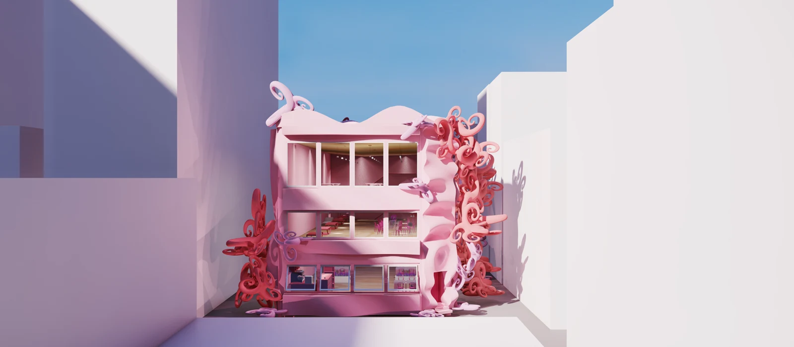 Urban Reconnection — architectural project view